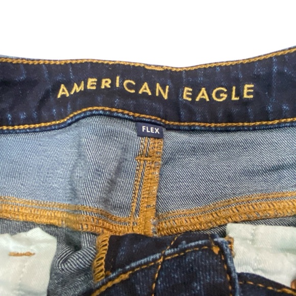 American Eagle 28x27 Flex Slim Dark Blue Wash Denim Blue Jeans 28x28 Men’s - Picture 10 of 10